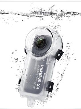 Insta360 X4 Clear Waterproof Dive Case - Transparent Underwater Housing